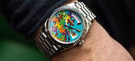 rolex autism watch|rolex puzzle day date price.